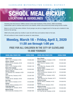School Meal Pickup 